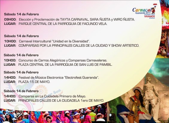 Programa completo Carnaval de Guaranda 2015
