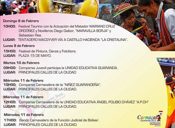 Programa completo Carnaval de Guaranda 2015